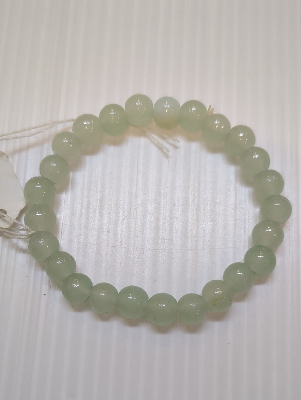 Jade Stretchy Pale Green Bracelet